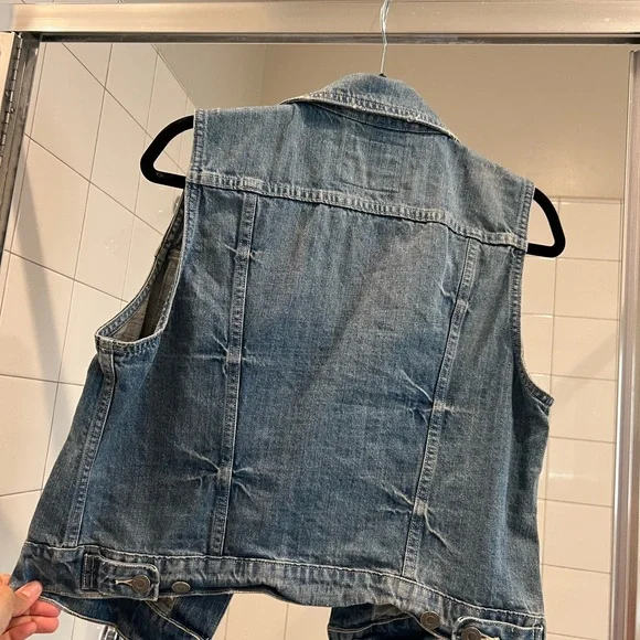 Levi's Blue Denim Vest - Picture 3 of 3